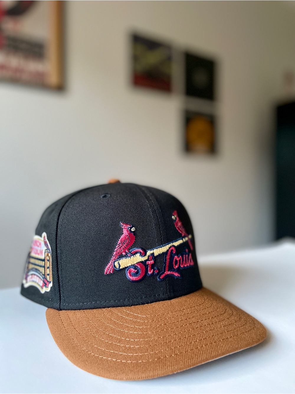 Sold Out St. Louis Cardinals Road Jersey Logo Custom 59FIFTY Fitted Cap